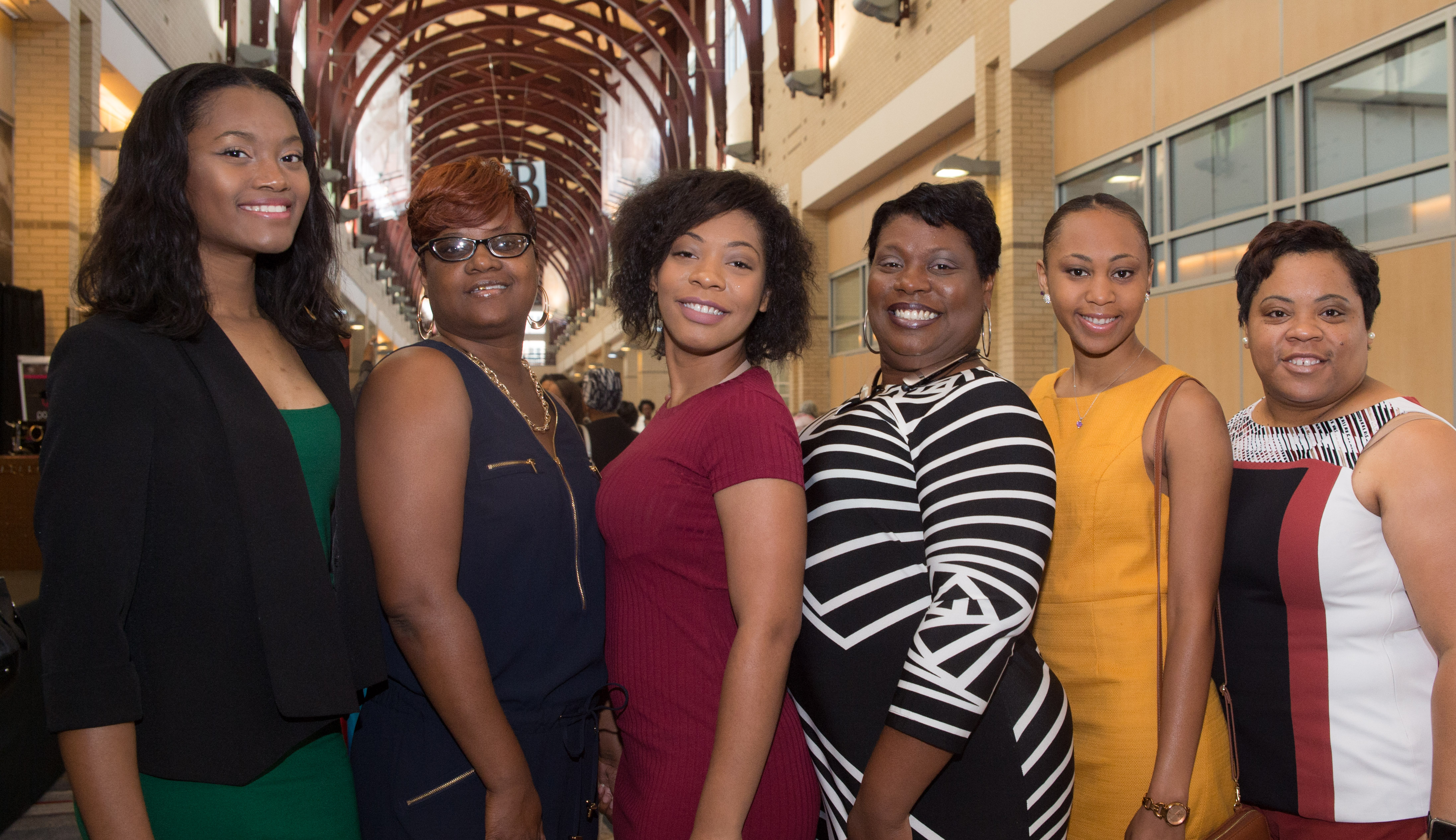 Bailee Armstrong, Bridgete Johnson, Tiffany Hawthorne, Rhonda Jones, Antoinette Taylor and Toletha Ison
