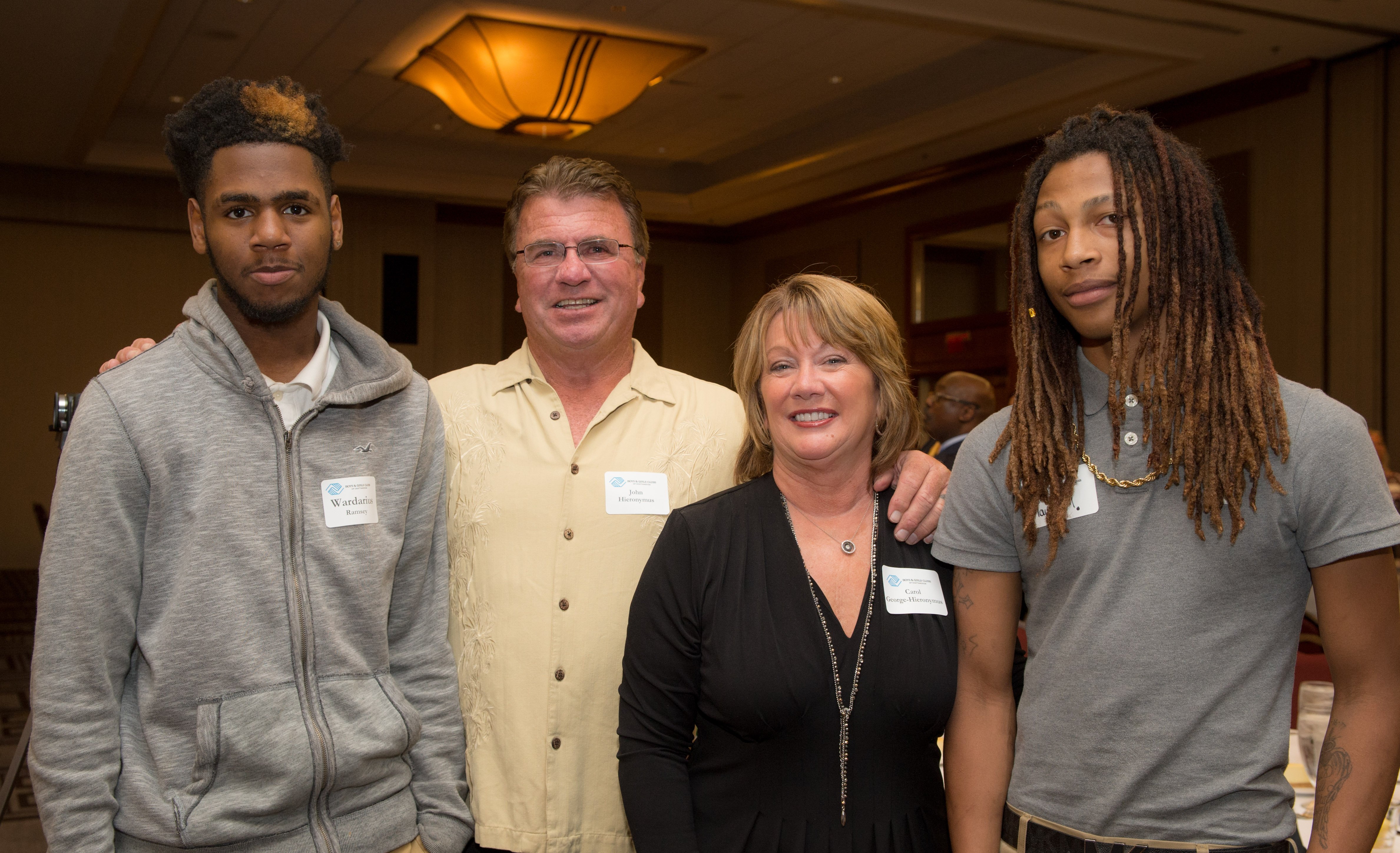 Wardarius Ramsey, John & Carol George-Hieronymus and Taurus M.