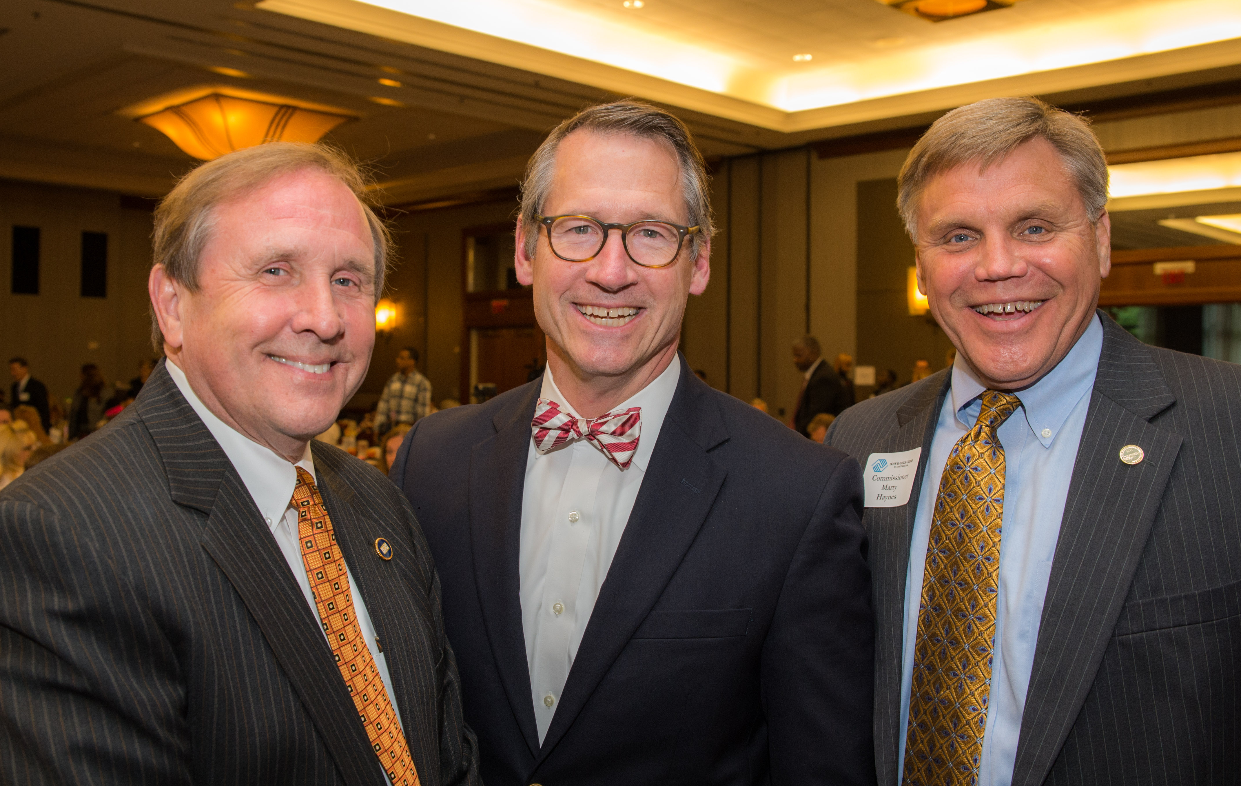 Rep. Mike Carter, Sen. Bo Watson and Commissioner Marty Haynes