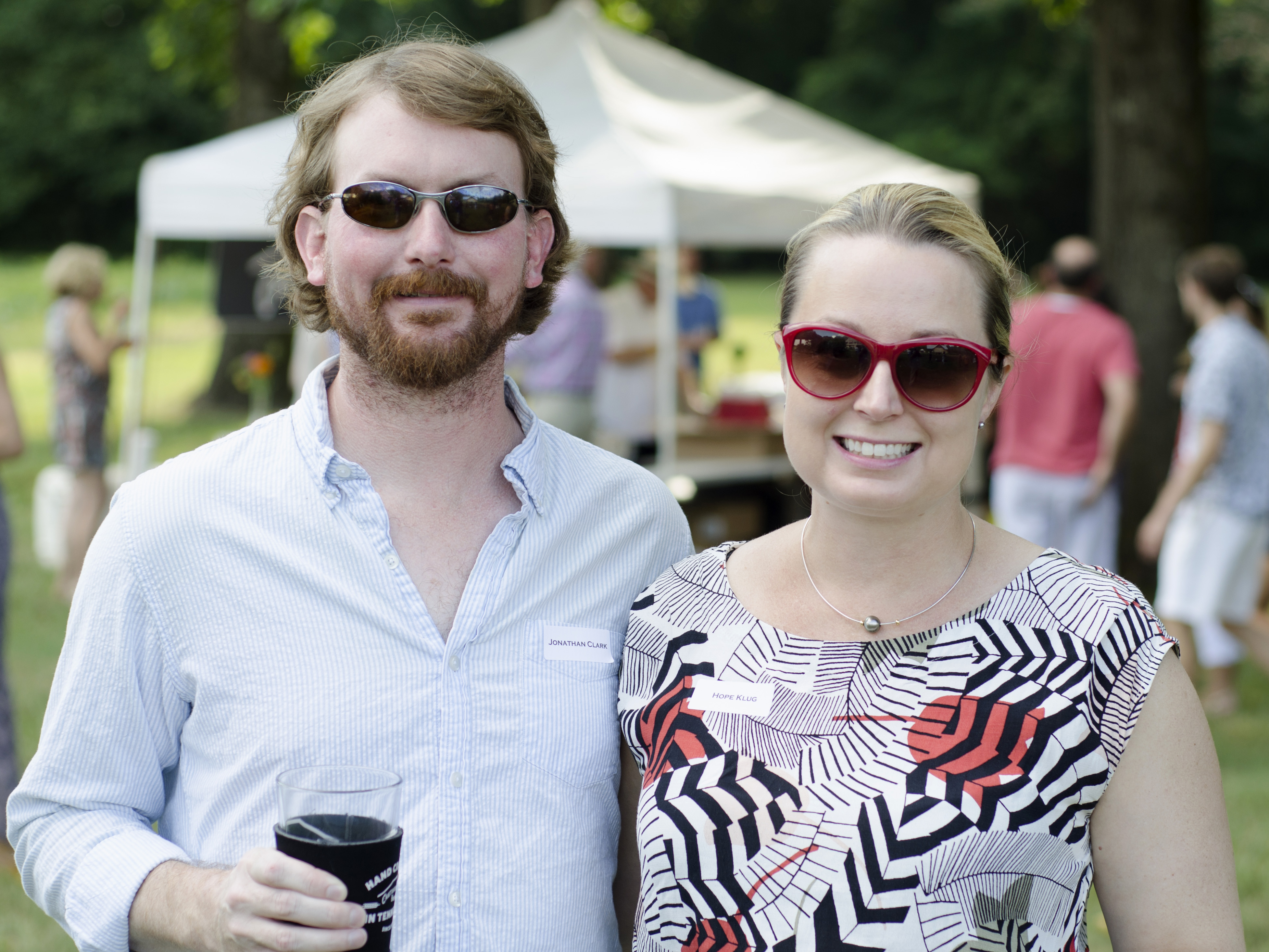 Jonathan Clark and Hope Klug