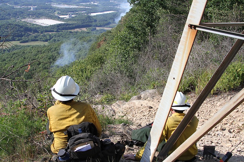 
The fire, which began last Tuesday, is 95 percent contained, according to fire information officer Warren Bielemberg.

