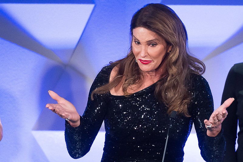 
              FILE - In this May 14, 2016, file photo, award recipient Caitlyn Jenner speaks during the 27th Annual GLAAD Media Awards in New York. Jenner discussed victories in her life, including winning Olympic gold, in a video released by clothing retailer H&M on Wednesday, July 20, 2016. (Photo by Charles Sykes/Invision/AP, File)
            