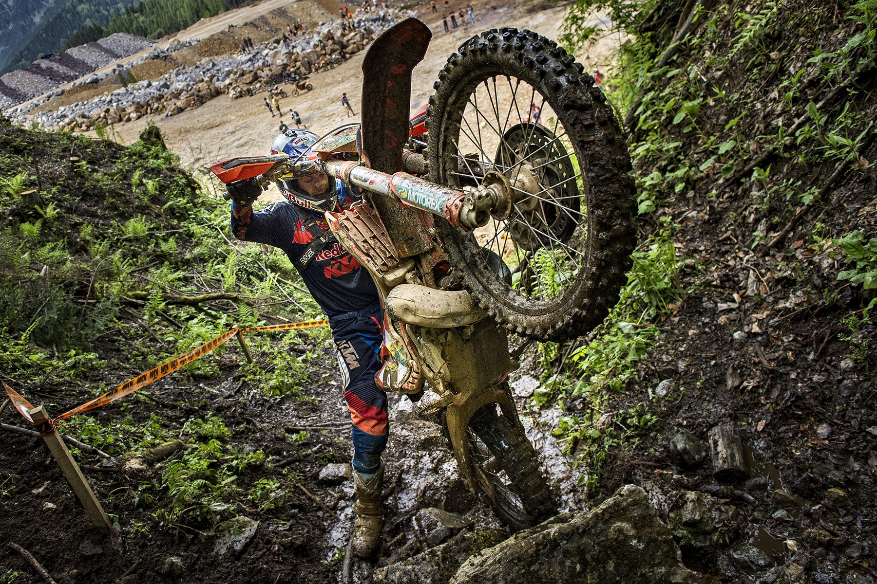 Cody Webb performs at the Red Bull Hare Scramble in Eisenerz, Austria on May 29, 2016. Photo by Sebastian Marko/Red Bull Content Pool.
