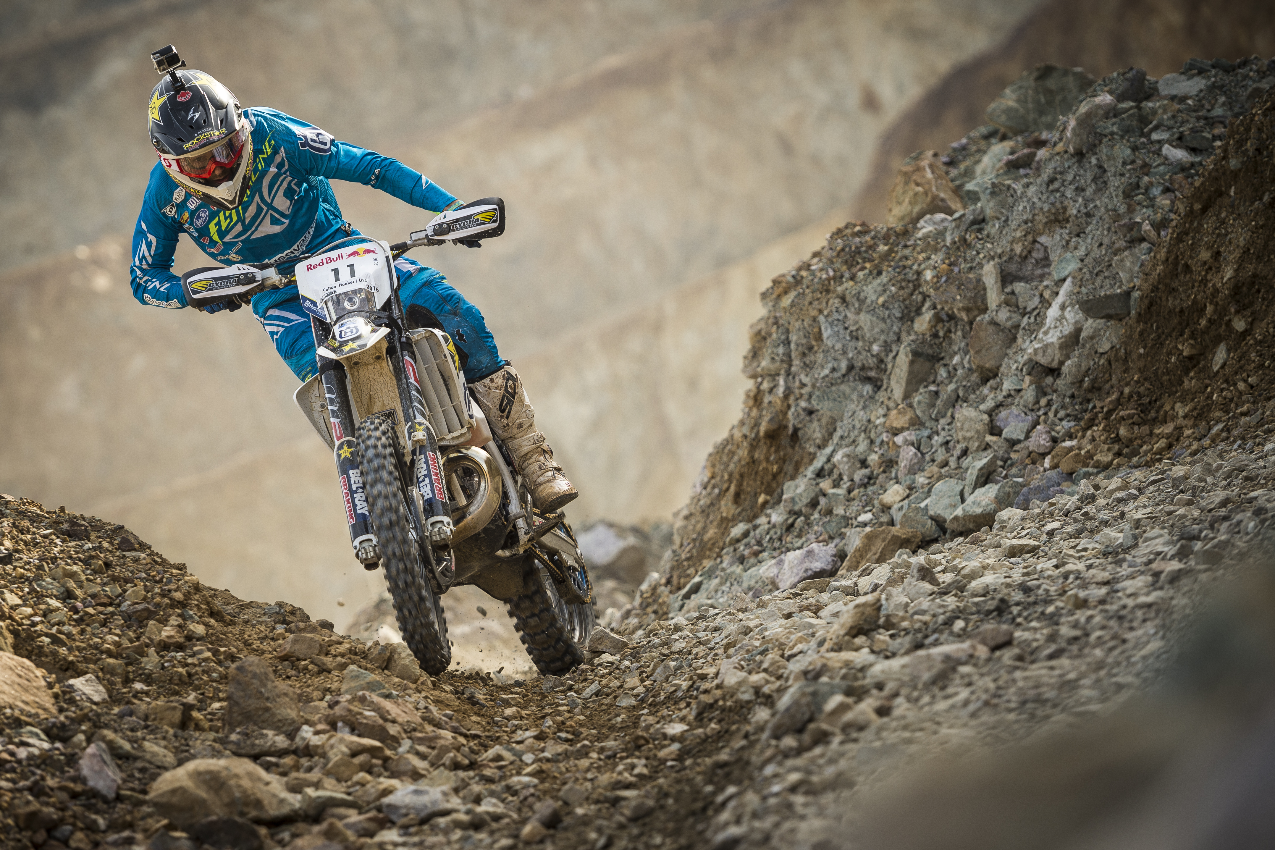 Colton Haaker performs during the prolog of the Red Bull Hare Scramble 2016 in Eisenerz, Austria on May 27, 2016. Photo by Philip Platzer/Red Bull Content Pool.
