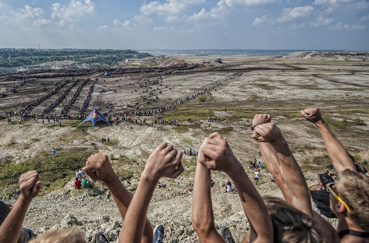 Spectators watch the Red Bull 111 Megawatt in Belchatow, Poland. Photo by Lukasz Nazdraczew/Red Bull Content Pool.