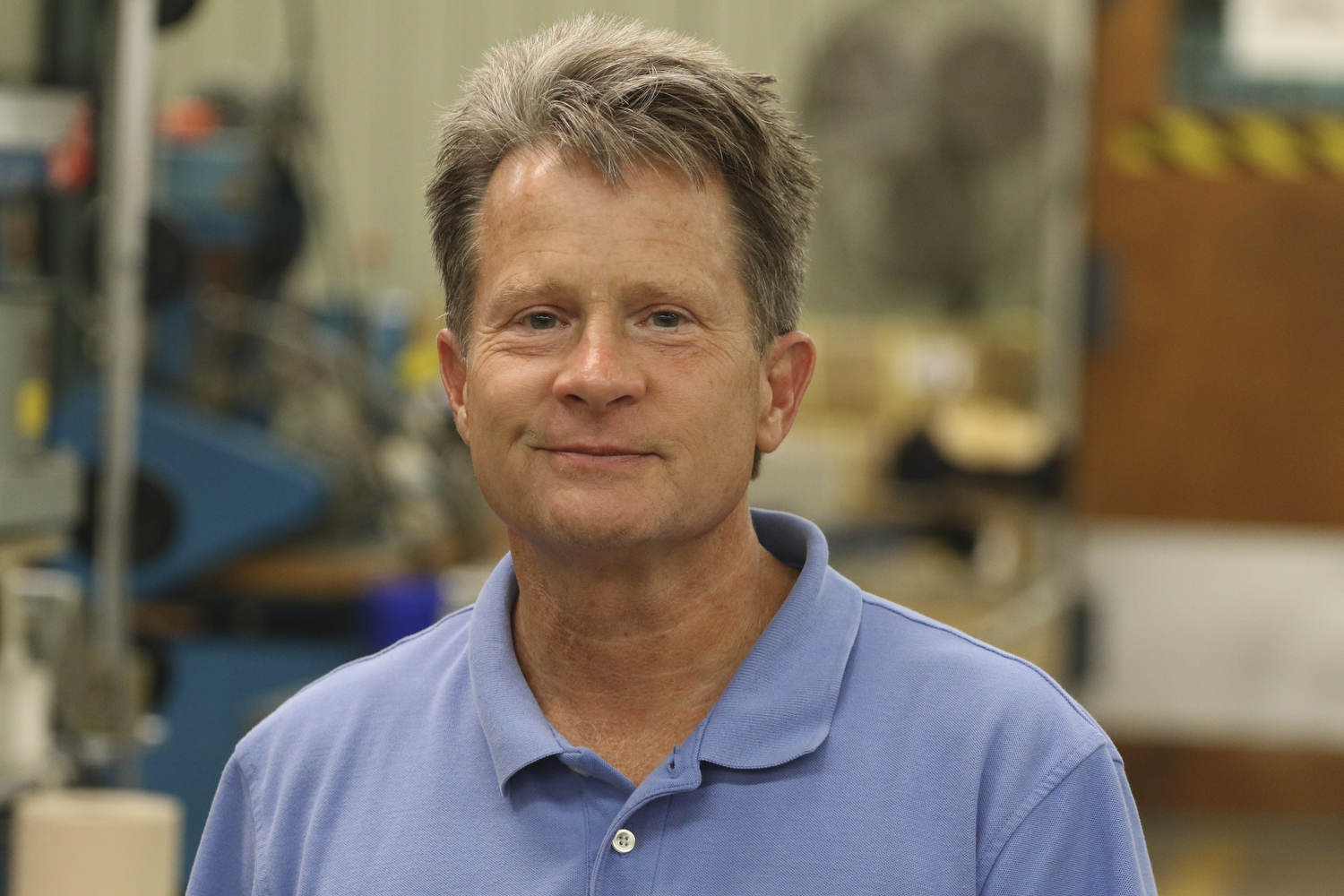 Staff Photo by Dan Henry / The Chattanooga Times Free Press- 7/25/16. Mike "Mic" Kwasnik, vice president of Dunlap Industries , speaks about his family company on Monday, July 25, 2016. DI makes molded and coil zippers for use with U.S. Army and other high use applications.