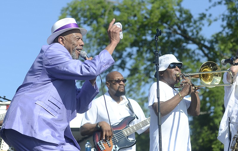 Jun 10, 2013--
Deacon Bluz, aka Dr. Clark White, performs Monday at the Bessie Smith Strut.