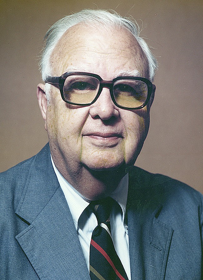 
              This undated photo shows longtime Greeneville (Tenn.) publisher John M. Jones III.  John M. Jones III, longtime publisher of The Greeneville Sun and a major force in the city's economic development and civic life, has died, Tuesday, July 26, 2016. He was 101. (The Greeneville Sun via AP) MANDATORY CREDIT
            