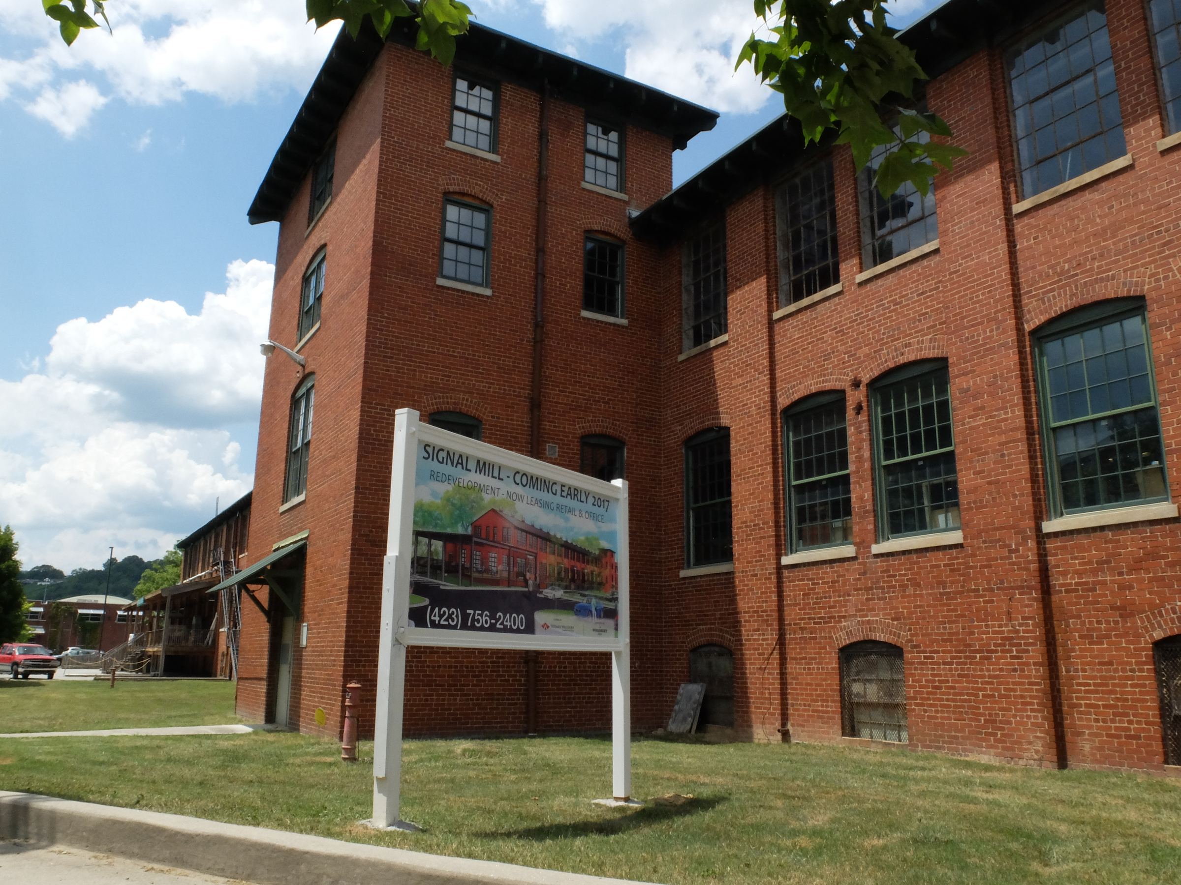 The Knitting Mill, at 205 Manufacturer's Rd., is soon to be sold and repurposed. The 20,000-square-foot first floor of the old building presently offers anitques.