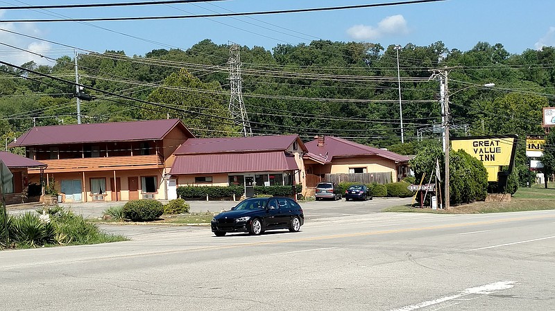 Staff photo by Mike Pare / The Great Value Inn on Dayton Boulevard, for many years known as the Cherokee Motel, is slated to be turned into self-storage units and a commercial and retail center.