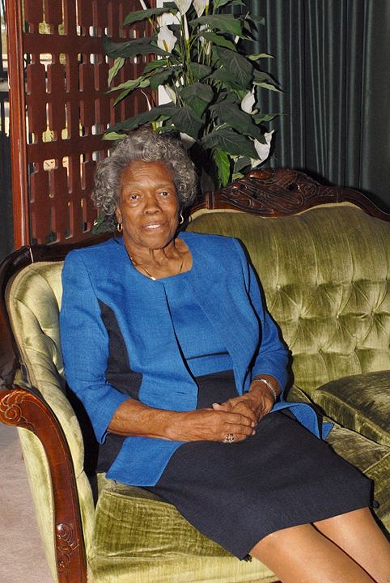 
              This photo provided by the family of Stella Parson, shows Parson, the first black woman to graduate from college in the state of Nevada.  Parson passed away at 86 on July 29, 2016. A memorial service was planned in Las Vegas on Friday, Aug. 5, 2016. Parson earned a bachelor's degree in English from the University of Nevada, Reno in 1952 at a time most of the nation was still segregated. (Courtesy of Stella Parson Family via AP).
            