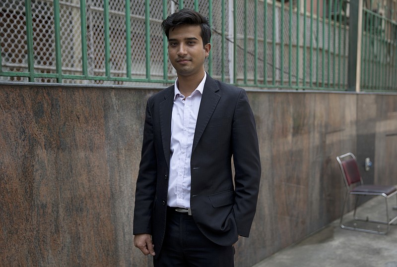 Shitij, 26, in sales and marketing in the hotel industry, poses for a photo in New Delhi, India, on Monday, Aug. 1, 2016. "America is a land of opportunities. I think that anybody with good ideas, if they want to make a mark, it gives you an equal opportunity in that country. America stands out because people recognize merit out there," he says.