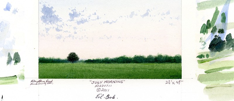 "July Morning" by Ed Cook.