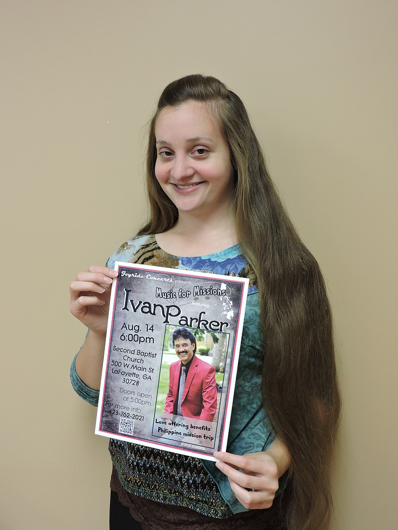 Elsie Miller is organizing a Music for Missions Concert featuring Ivan Parker.