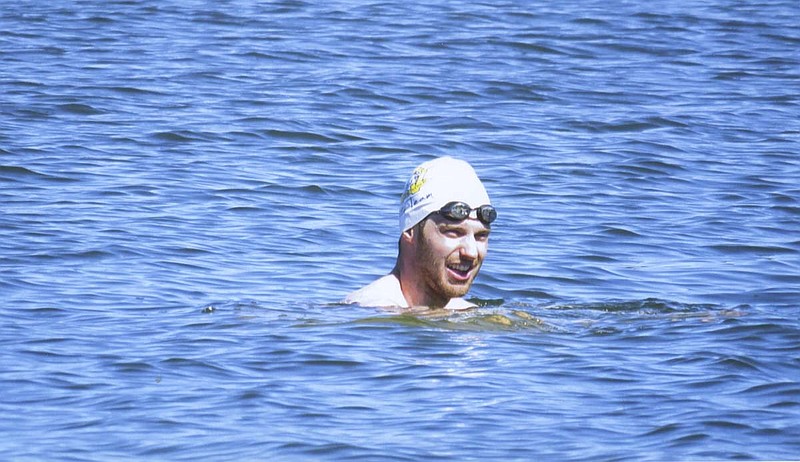 Former McCallie School and University of Michigan All-American Sean Ryan, pictured competing in the 2016 Open Water National Championships in Fort Myers, Fla., will compete in the Olympic open-water 10k swimming event in Rio at 8 a.m. today.