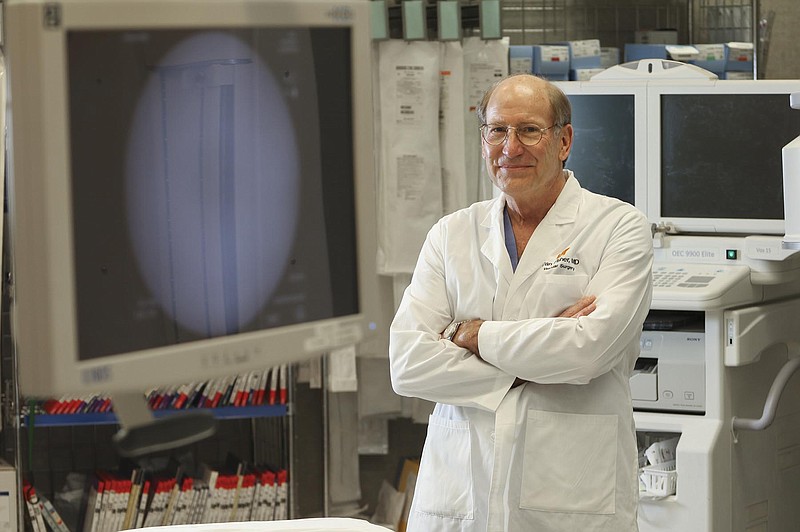 Staff Photo by Dan Henry / The Chattanooga Times Free Press- 8/15/16. Dr. Dan Fisher stands in the operating room before working on a patient Monday, August 15, 2016. Dr. Fisher has completed 550 kidney transplants in the Chattanooga area. 