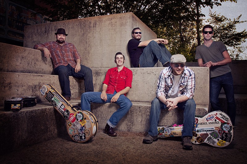 The Hillbenders are Nolan Lawrence (mandolin), Gary Rea (bass), Jimmy Rea (guitar), Mark Cassidy (banjo) and Chad Graves (Dobro).