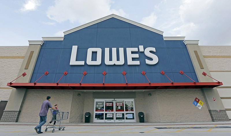 
              In this Wednesday, June 29, 2016, photo, customers walk toward a Lowe's store in Hialeah, Fla. Lowe's reports financial results Wednesday, Aug. 17. (AP Photo/Alan Diaz)
            