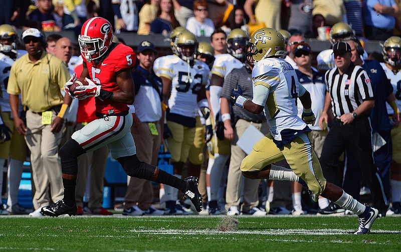 Sophomore Terry Godwin is Georgia's top returning receiver after catching 35 passes for 379 yards and two touchdowns last season.