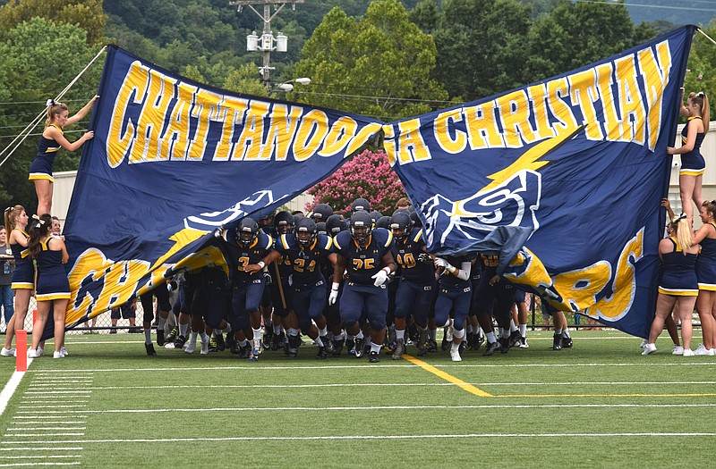 Chattanooga Christian School takes the field to open up the 2016 season at home against Brainerd - Aug. 19, 2016.