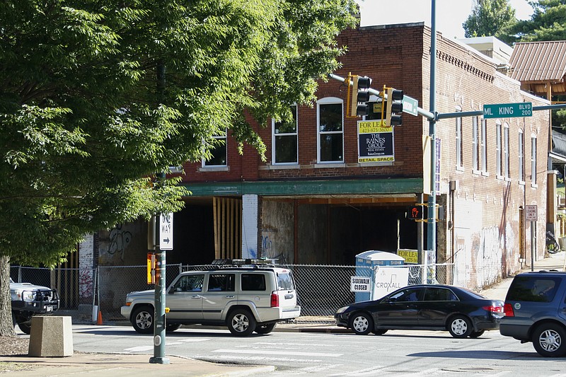 Traffic can be heavy on Martin Luther King Jr. Boulevard, proposed to be one lane either direction (with a turn lane) even when it's not the end of the work day.