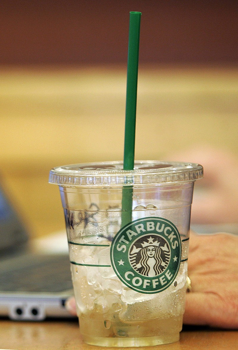 
              FILE - This Feb. 11, 2008 file photo shows a Starbucks iced drink at a store in Seattle. A federal judge has thrown out a lawsuit that claimed Starbucks was defrauding customers by adding too much ice to its cold beverages. Judge Percy Anderson tossed out the potential class-action Friday, Aug. 19, 2016, in Los Angeles federal court. (AP Photo/Ted S. Warren, File)
            