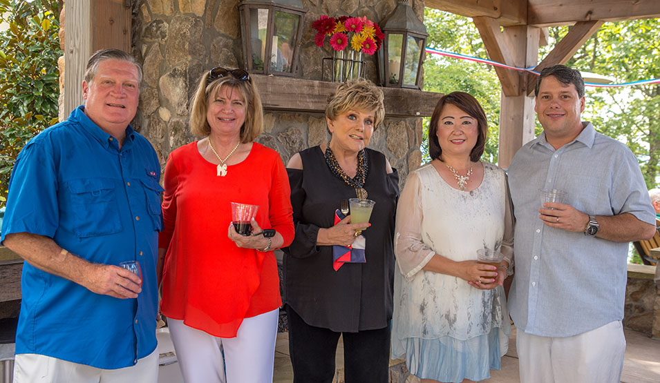 Bob Beaver, Nancy Huston, Francine Fuqua, Jenny Li and Daniel Van Slyke