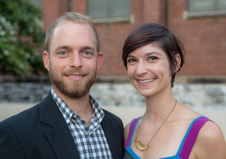 Greggory Wiley and Olivia Karavatakis