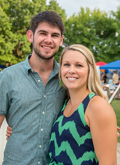 Benjamin Lowe and Laura Buckner