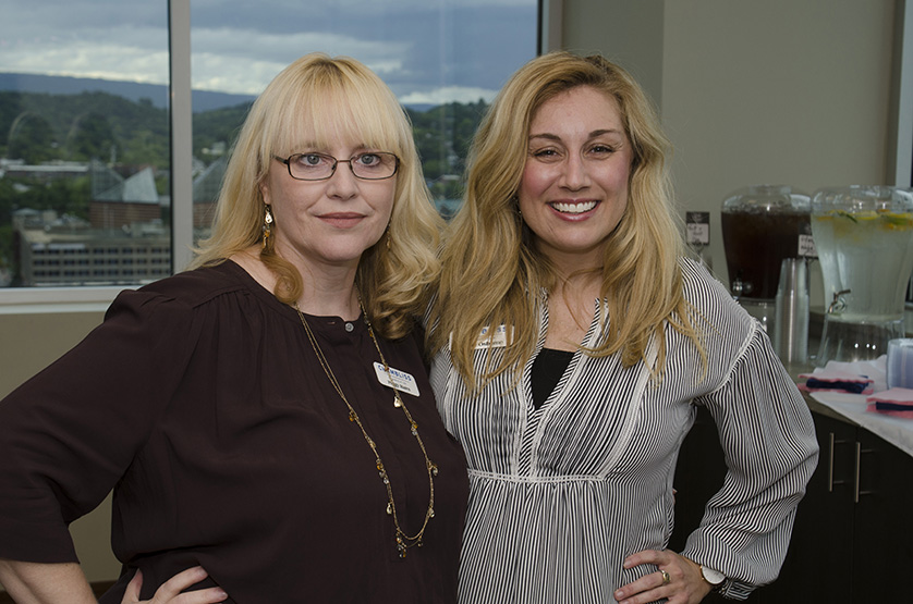 Peggy Bates and Nicole Osborne