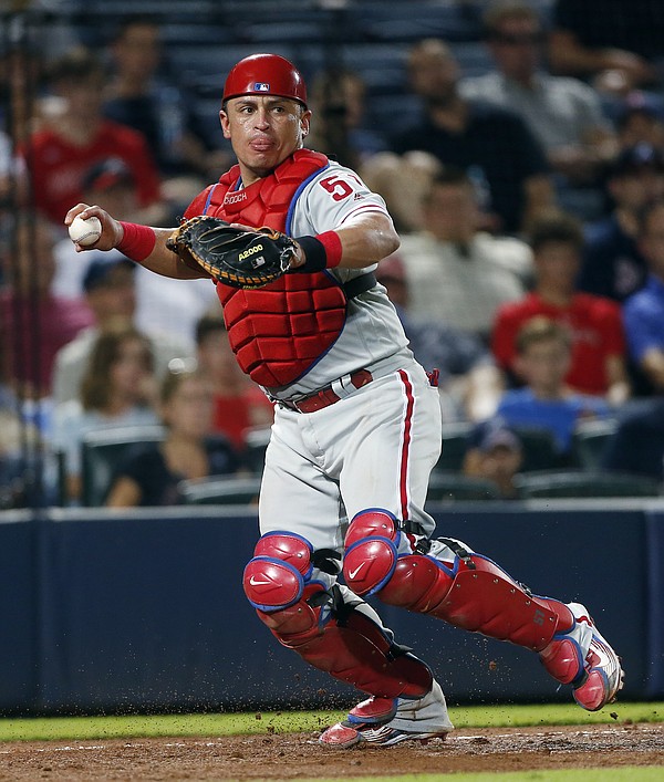 Philadelphia Phillies catcher Carlos Ruiz (51) during game against