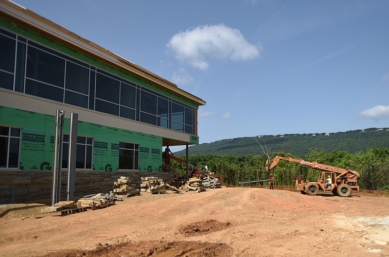 The new 14,000-square-foot Tennessee Aquarium Conservation Institute will help support and expand programs such as the aquarium's lake sturgeon reintroduction program.