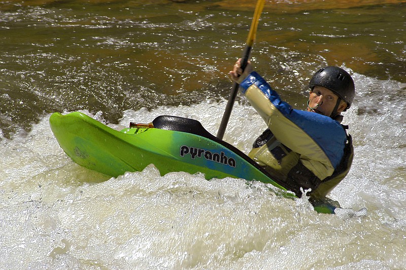 Kayaking near Tellico Plains in Monroe County is one of a variety of outdoor pastimes in the area.