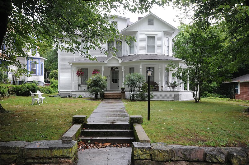 This stately home is located in the 400 block of West Rockwood Street.