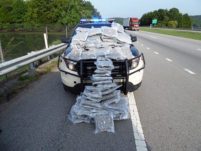 Tennessee Highway Patrol stops motorhome and locates 100 pounds of marijuana coming from Colorado.
