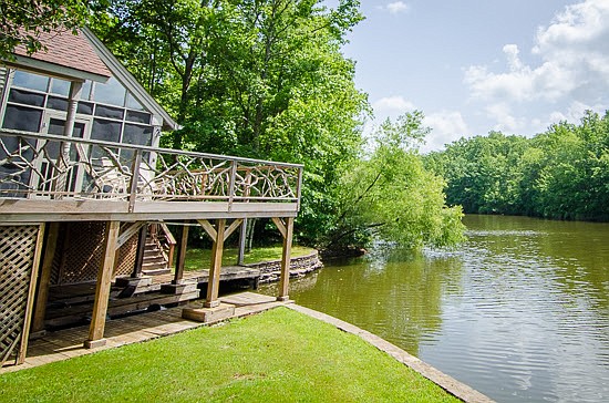 This entire property includes three lake homes and a custom log house. The primary residence was custom-built by Lupton, who was looking for a nearby country retreat in the 1980s. His grandfather, legendary Coca-Cola bottler John Thomas Lupton, had fashioned such a place on a large rural tract in Sapphire, N.C.