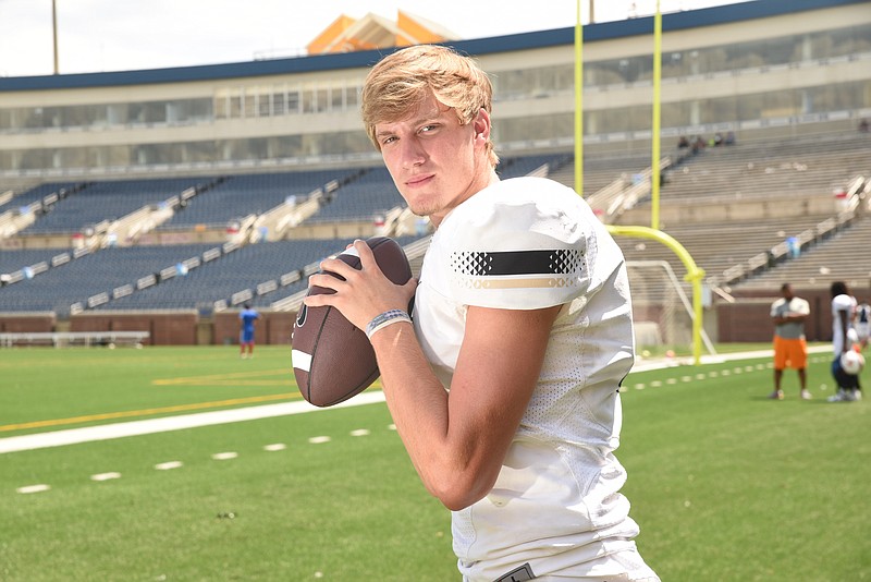 Bradley Central senior Cole Copeland, who's committed to UTC, is all over the record books for his high school football program.