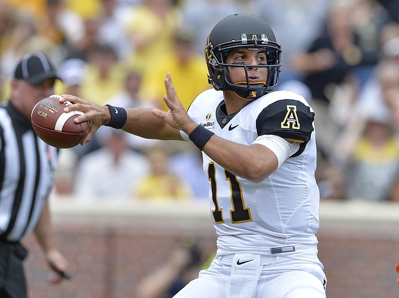 Appalachian State quarterback Taylor Lamb enjoyed a standout career at northwest Georgia's Calhoun High School. Now he's leading the Mountaineers.