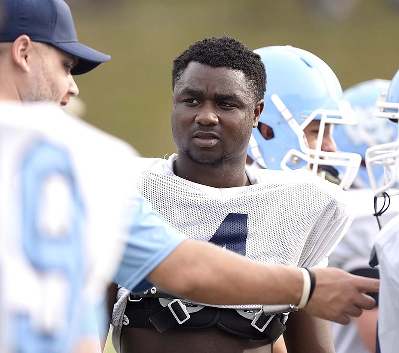 McMinn Central's Jackson Long flirted with the 300-yard rushing mark during Friday night's win against Kingston. The senior running back scored three touchdowns and also had a 40-yard catch in the 23-20 victory, the Chargers' first this season.