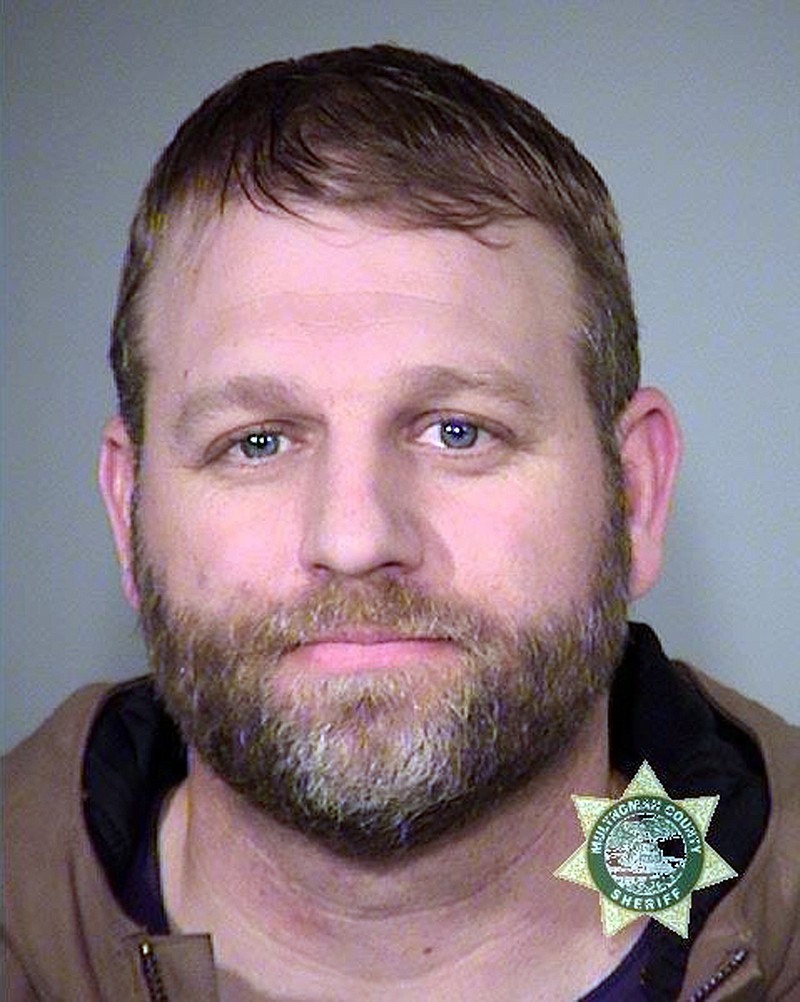 
              FILE - This Jan. 27, 2016, photo provided by the Multnomah County Sheriff's Office shows Ammon Bundy, one of the members of an armed group that occupied central Oregon's Malheur National Wildlife Refuge as part of a dispute over public lands. Jury selection starts Wednesday, Sept. 7, 2016, in the trial of Ammon Bundy, Ryan Bundy and six others involved in the armed takeover. The protesters seized the refuge Jan. 2 and didn't relinquish control until 41 days later. (Multnomah County Sheriff via AP, File)
            
