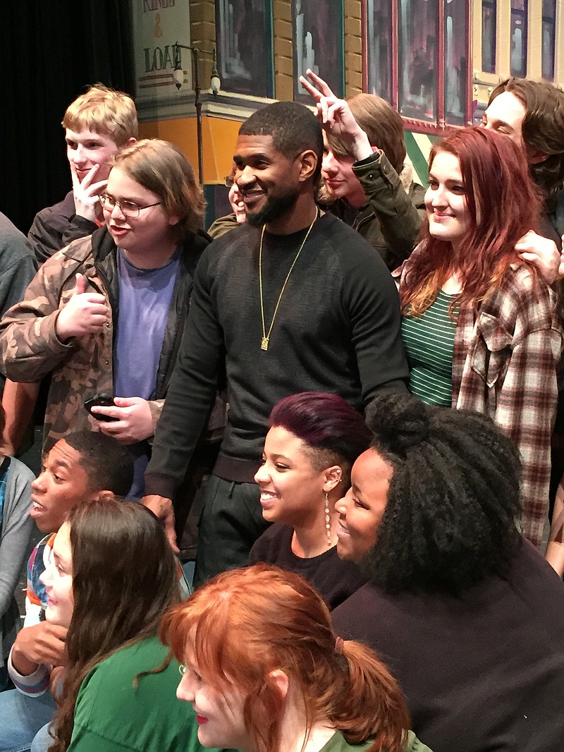 Singer Usher Raymond visits Chattanooga in 2015. He will return to Chattanooga this week to perform Friday.