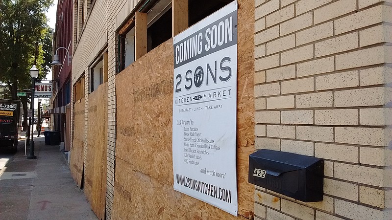 2 Sons Kitchen & Market is under construction on Martin Luther King Boulevard.