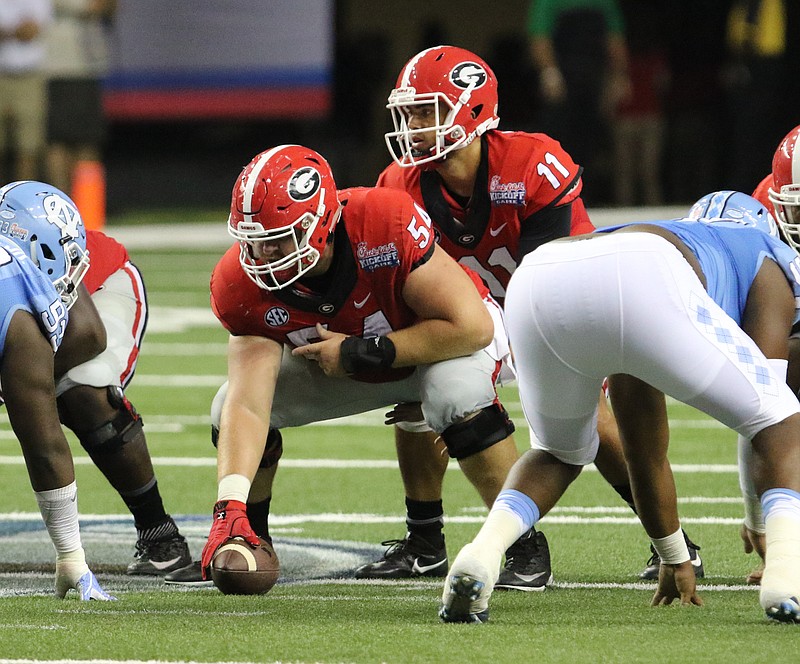 Georgia graduate transfer quarterback Greyson Lambert started the opening win over North Carolina, and he finished the game against the Tar Heels and also finished last Saturday's game against Nicholls State.
