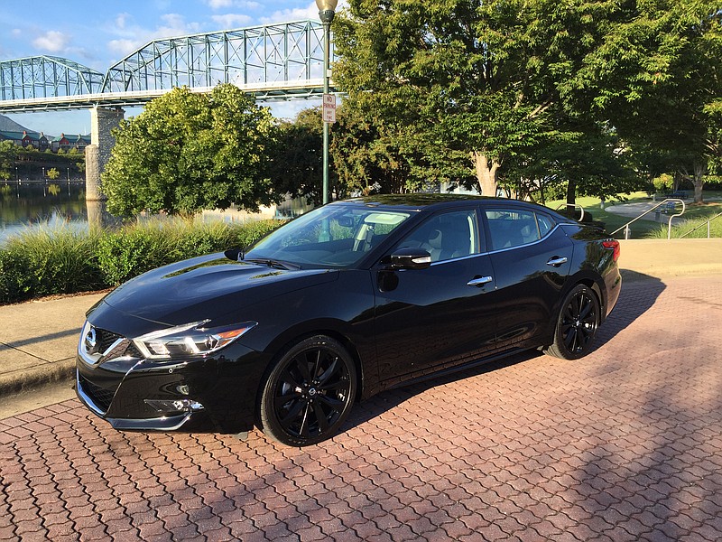 The 2017 Nissan Maxima features an edgy design.


