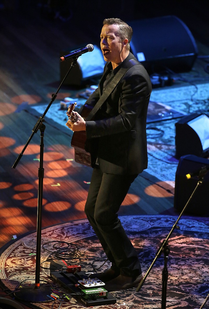 
              Jason Isbell performs at the Americana Music Association Honors & Awards Show Wednesday, Sept. 21, 2016, in Nashville, Tenn. (AP Photo/Mark Zaleski)
            