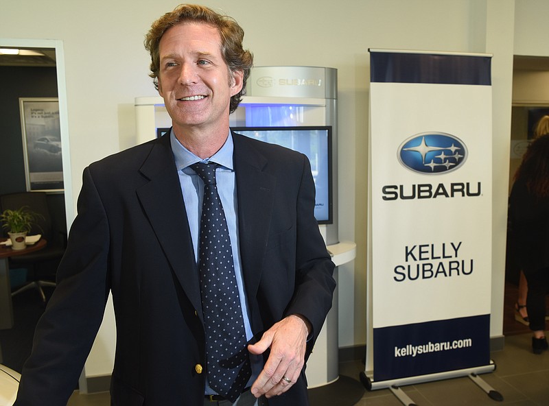 Tim Kelly, owner of Kelly Subaru on Riverfront Parkway, says the nearly $2 million makeover has a heavy environmental emphasis.