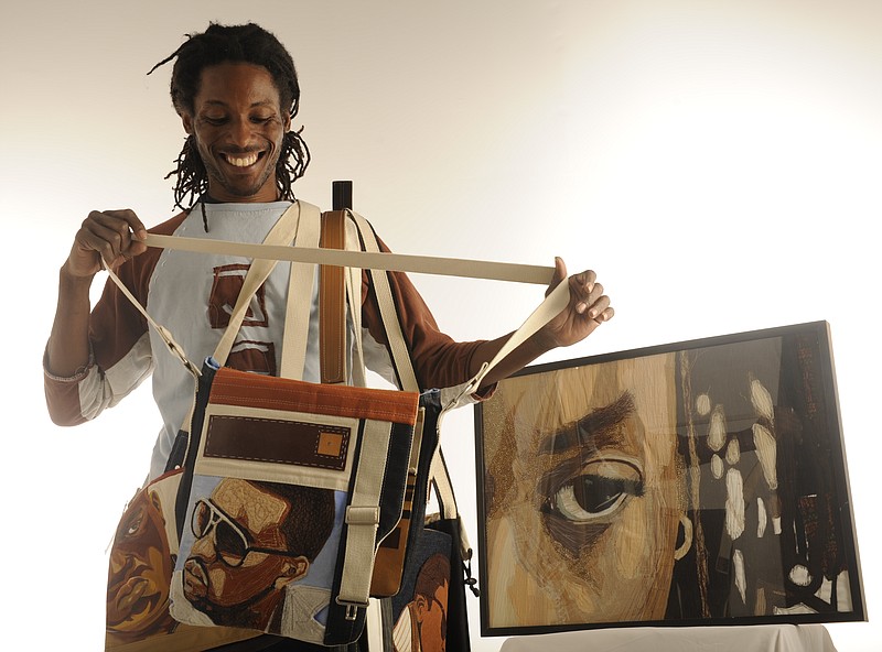 Rondell Crier, founder of East Chattanooga's Studio Everything, received two MakeWork grants. The first one supported his own visual art; the second one helped develop an arts programs for youth in juvenile detention centers.