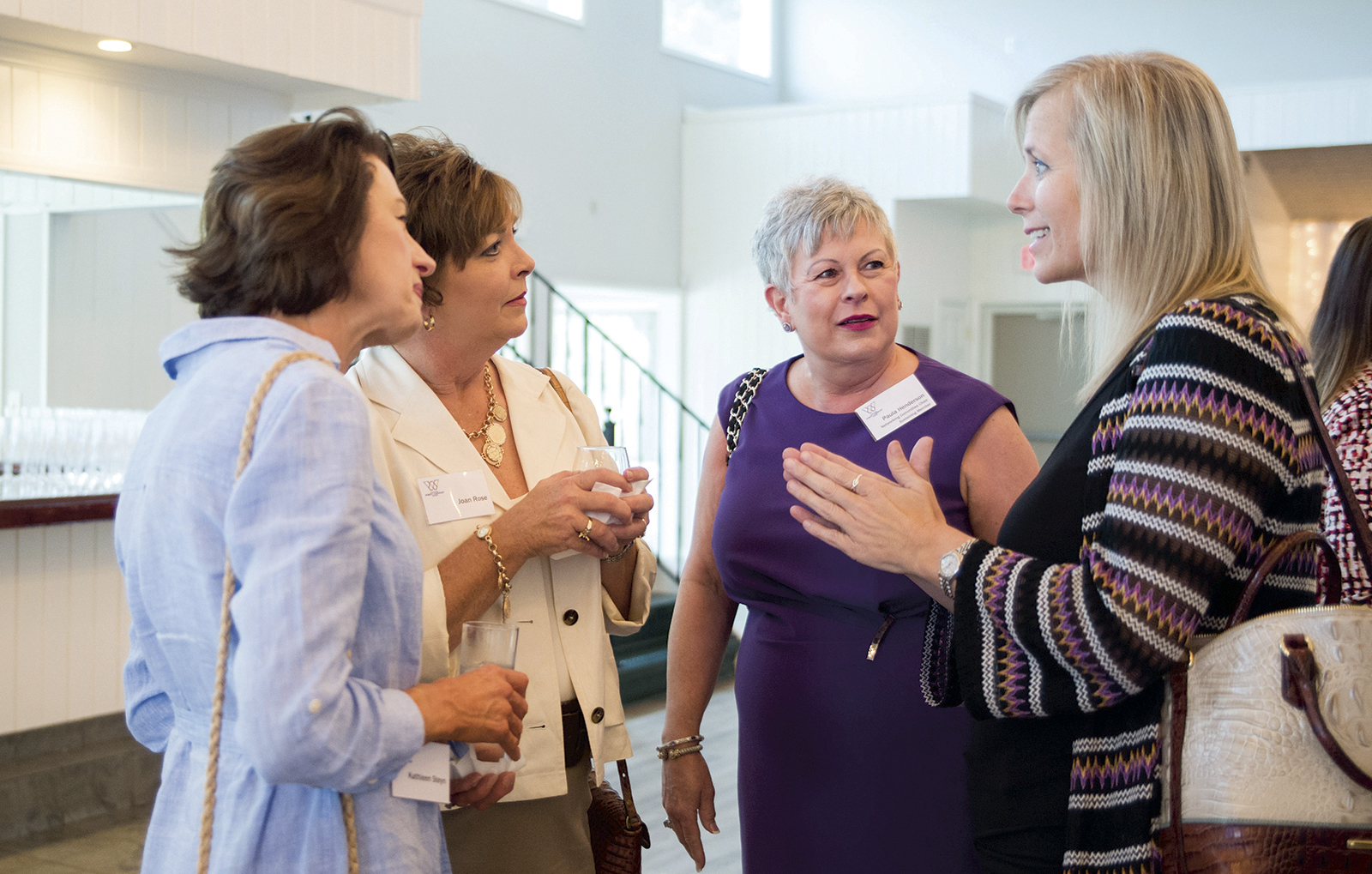 Kathleen Steyn, Joan Rose, Paula Henderson and Dr. Donna Van Natten