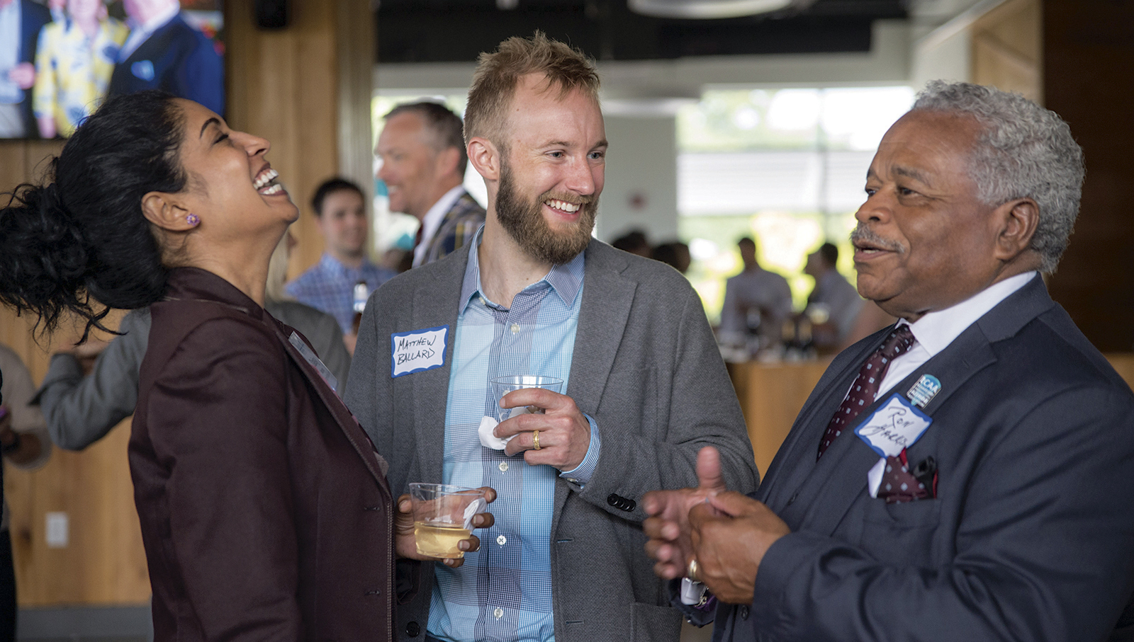 Daisy Maurya, Matthew Ballard and Ron Harris