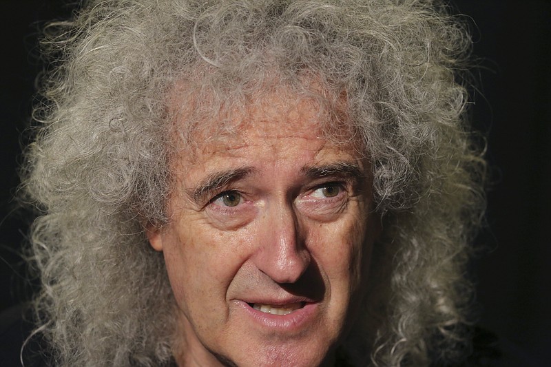 
              Brian May, guitarist of British rock group Queen, speaks during an interview with The Associated Press in Tokyo, Friday, Sept. 23, 2016. May is taking a stand against Japanese dolphin killing, saying the slaughter of animals should end in the same way society has turned against slavery or witch-burning. May spoke Friday while in Tokyo for a Queen concert. (AP Photo/Koji Sasahara)
            